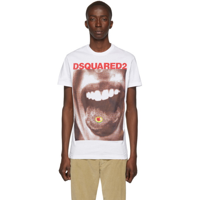 Photo: Dsquared2 White Cool Fit T-Shirt