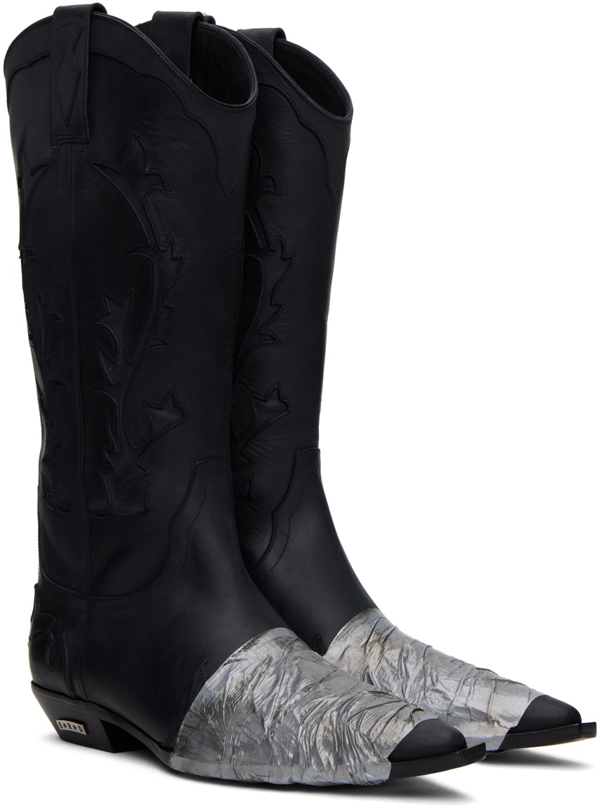 Enfants Riches Déprimés SSENSE Exclusive Black Cowboy Boots