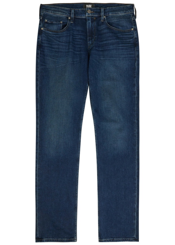 Photo: Paige Normandie Straight-leg Jeans Dark Blue