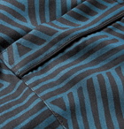 Desmond & Dempsey - Printed Cotton Pyjama Shirt - Men - Blue