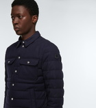 Moncler - Mirmandix cashmere-blend down overshirt