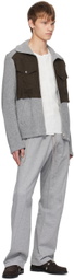 NVRFRGT Gray Twisted Sweatpants