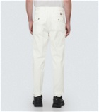 Moncler Tapered cotton gabardine pants
