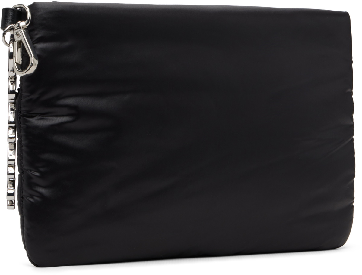 GANNI Black Quilted Re-Tech Pouch