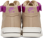 Nike Tan Air Force 1 High '07 LV8 Sneakers