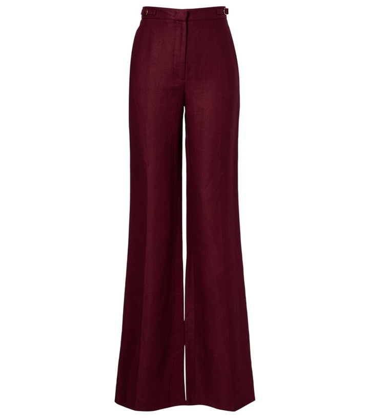 Photo: Gabriela Hearst Vesta linen flared pants