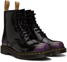 Dr. Martens Black & Purple 1460 Boots