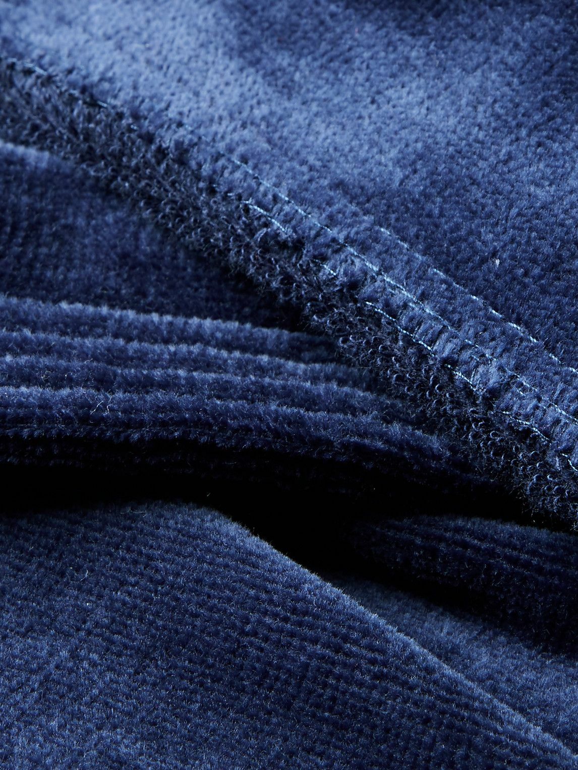 Derek Rose - Cotton-Terry Robe - Blue