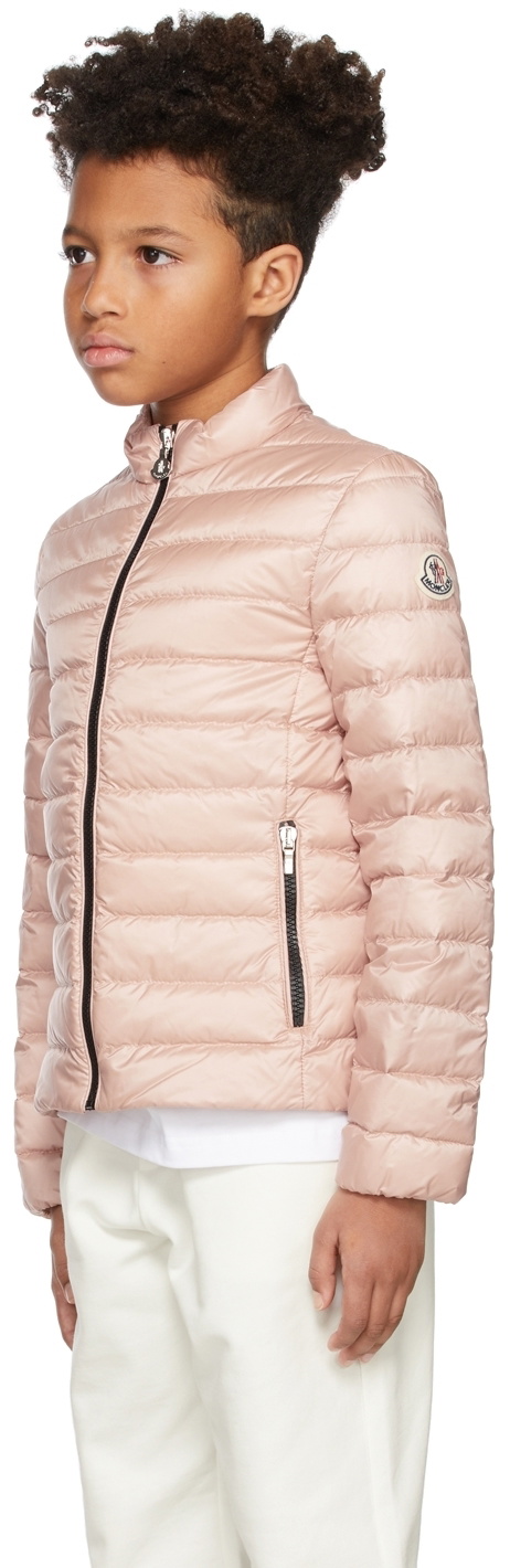 Moncler Enfant Kids Pink Karakorum Down Jacket