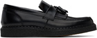 Fred Perry Black George Cox Edition Leather Tassel Loafers