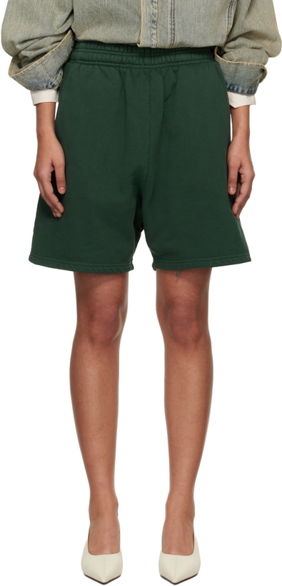 Photo: Entire Studios Green Standard Sweat Shorts