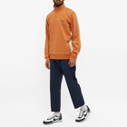 Paul Smith Men's New Zebra Half Zip Sweat in Orange