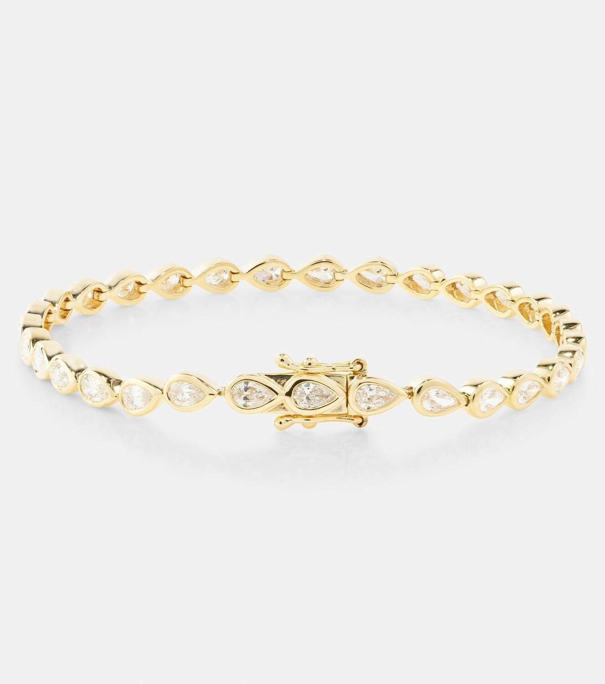 Anita Ko 18kt gold tennis bracelet with diamonds