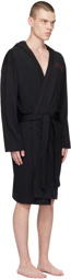 Hugo Black Hooded Robe