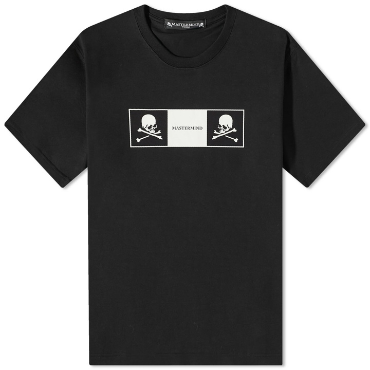 Photo: MASTERMIND WORLD Men's Box Skull T-Shirt in Black
