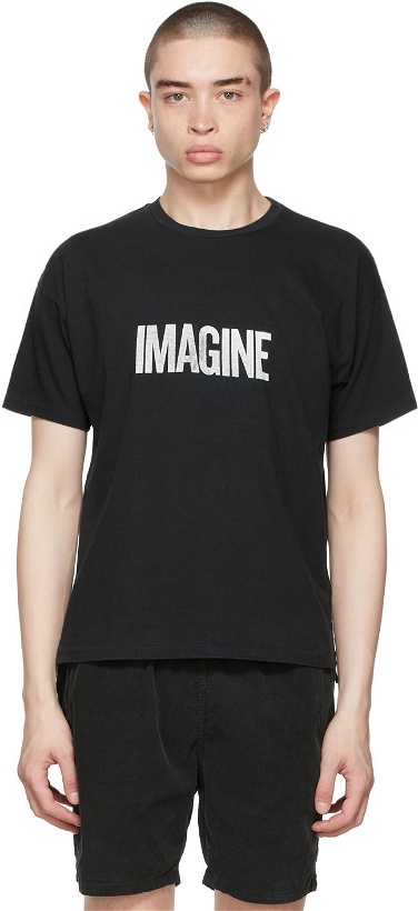 Photo: Remi Relief Black 'Imagine' T-Shirt