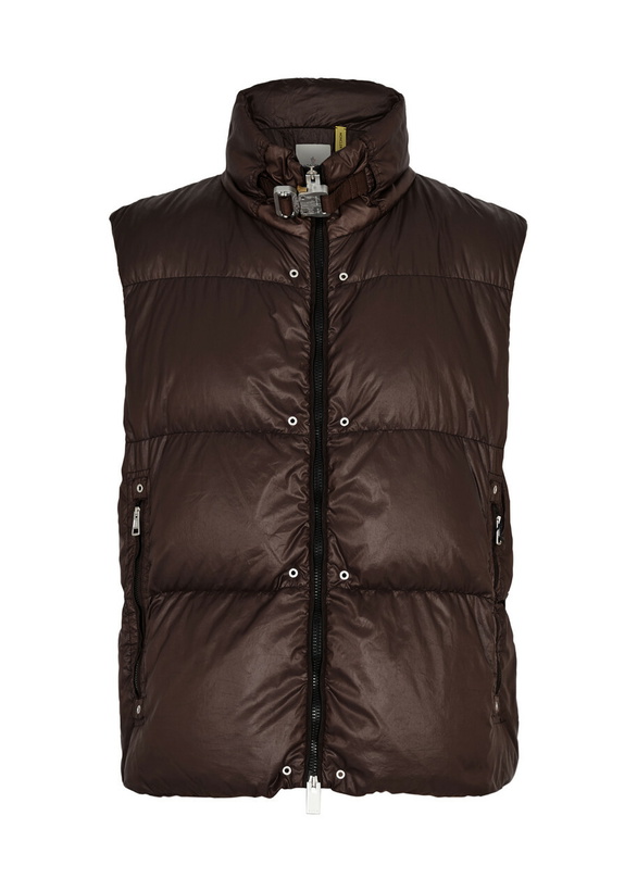 Photo: Moncler Genius 6 1017 Alyx 9SM Islote Quilted Nylon Gilet Aubergine