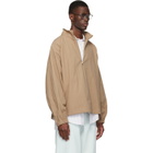 colbo Beige Half Zip Raglan Jacket