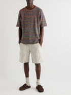 Mr P. - Surplus Bouclé-Knit T-Shirt - Multi