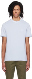 Lacoste Blue Jacquard Collar T-Shirt