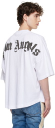 Palm Angels White Logo T-Shirt