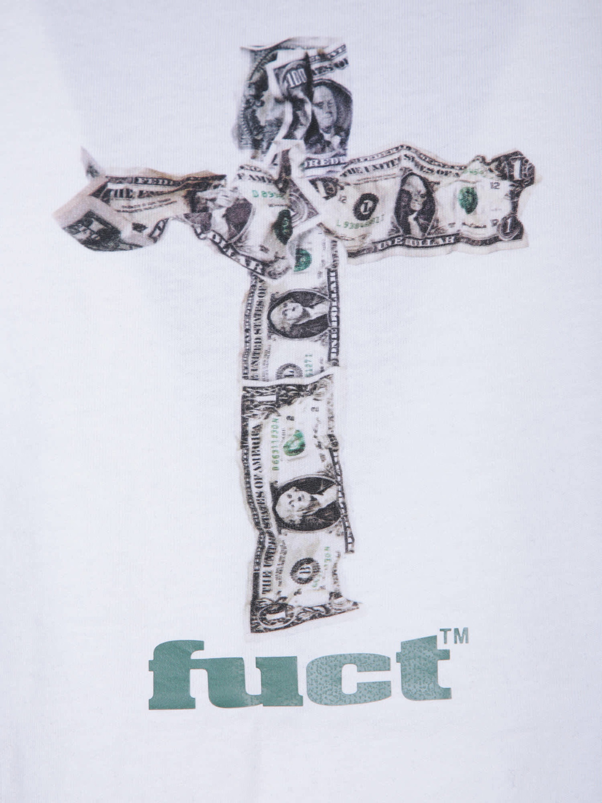 Fuct Money Crossed White T-shirt