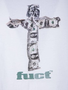 Fuct Money Crossed White T-shirt