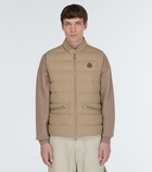 Moncler - Gallienne cashmere-blend down vest