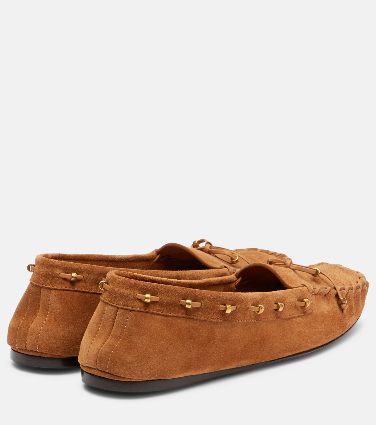 Khaite Milly suede moccasins