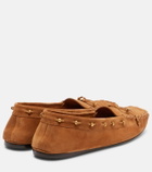 Khaite Milly suede moccasins