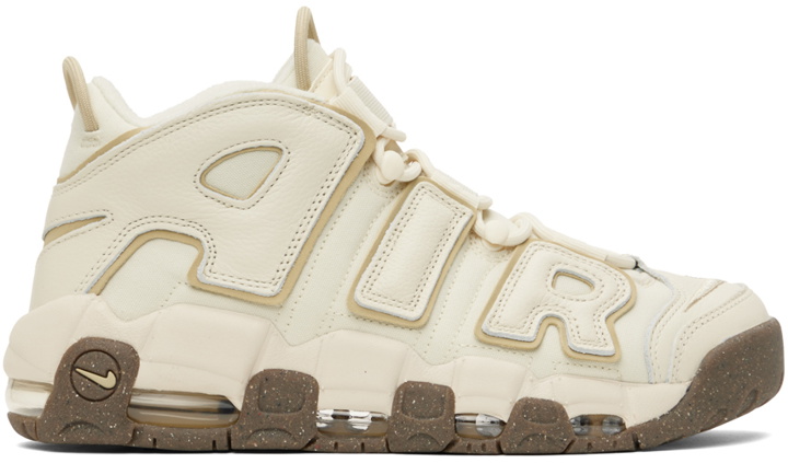 Photo: Nike Beige Air More Uptempo '96 Sneakers