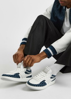 Givenchy G Move Panelled Leather Sneakers Blue
