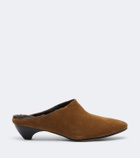 Le Monde Béryl Allegra shearling-lined suede mules