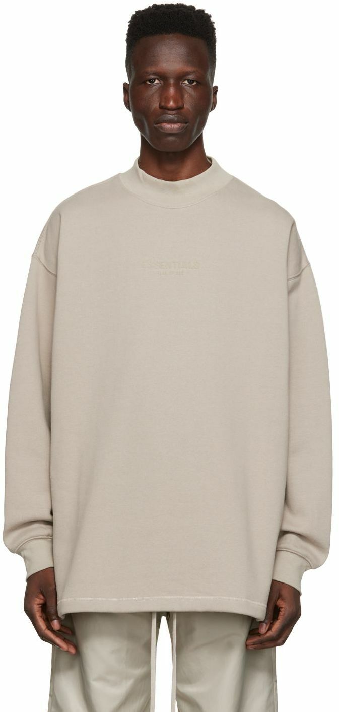 Fear of God ESSENTIALS Gray Relaxed Sweatshirt Fear Of God Essentials