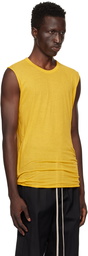 Rick Owens Yellow Porterville Basic Tank Top