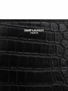 SAINT LAURENT - East West Embossed Leather Wallet