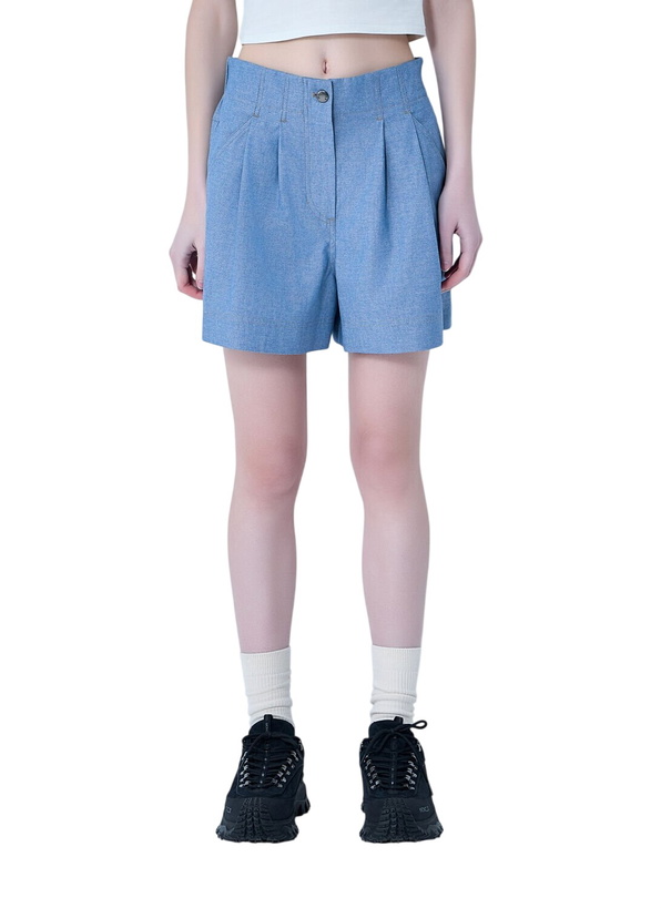 Photo: Moncler Grenoble High-Waisted Pleated Shorts