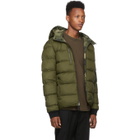 Nobis Reversible Green Oliver Puffer Jacket