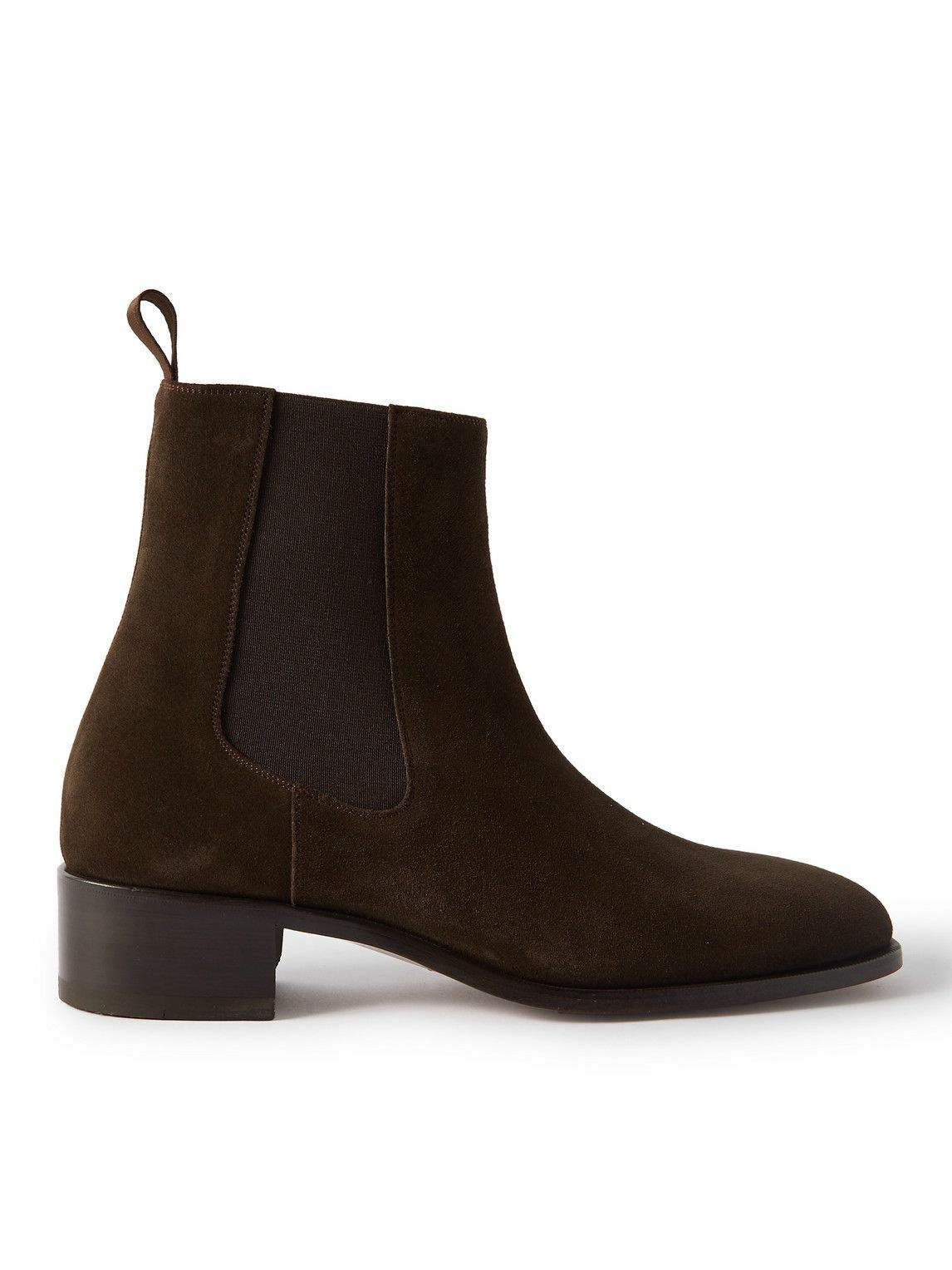 TOM FORD - Alec Suede Chelsea Boots - Brown TOM FORD