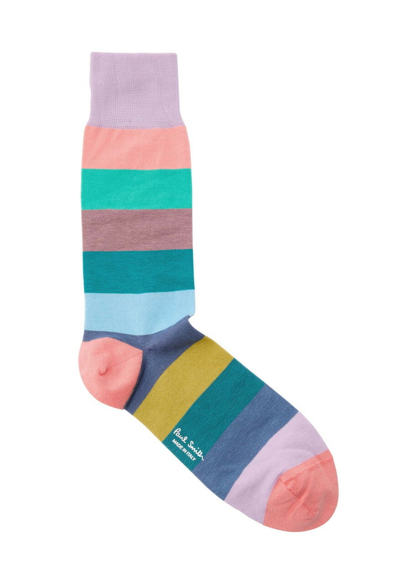 Photo: Paul Smith Jonathan Striped Cotton-blend Socks - Multicoloured - One Size