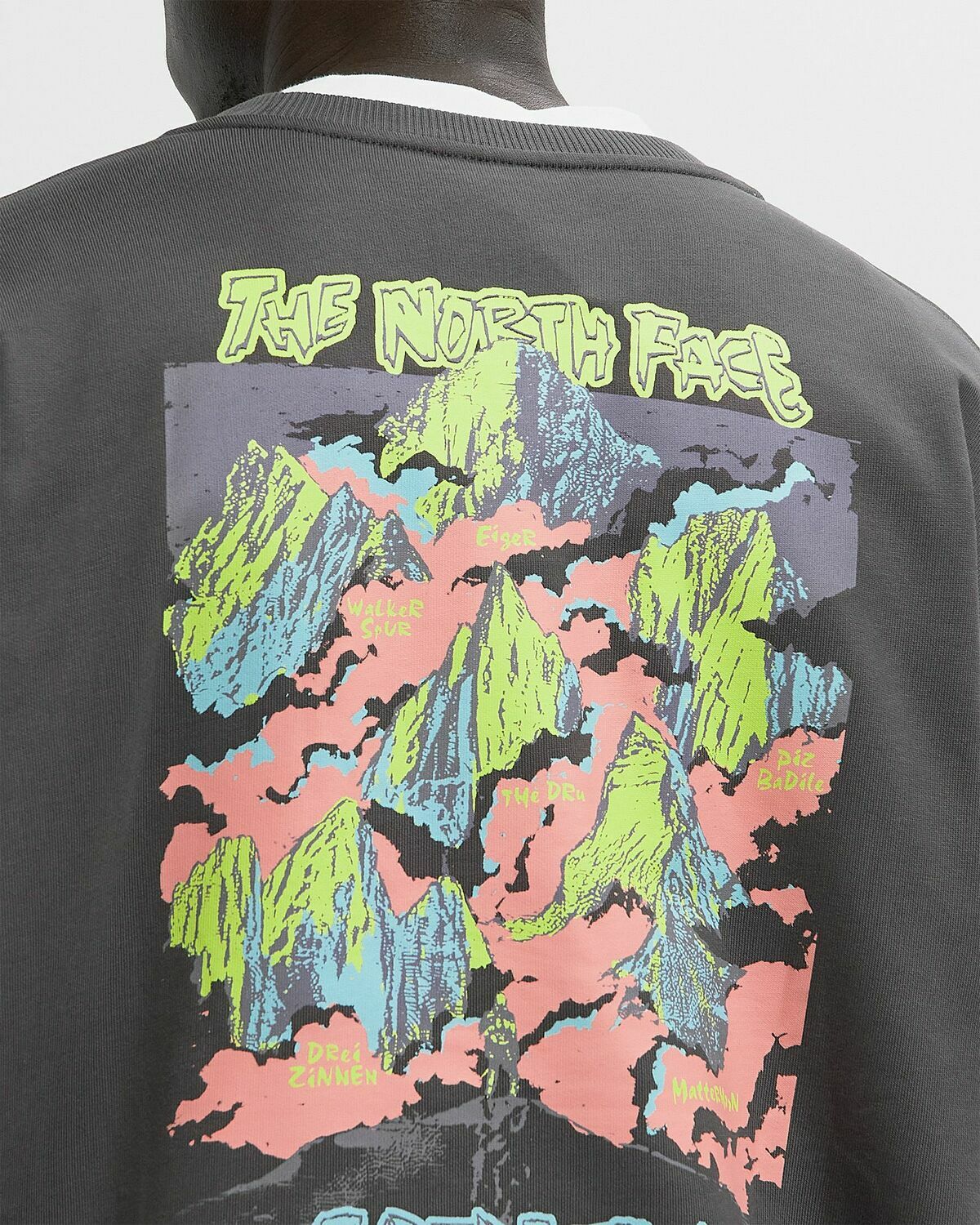 The North Face EXPEDITION CELEBRATION OVRSZD CREW SWS Grey Mens Sweatshirt