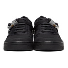 1017 ALYX 9SM Black Satin Buckle Sneakers