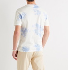 OFFICINE GÉNÉRALE - Slim-Fit Tie-Dyed Cotton-Jersey T-Shirt - Blue