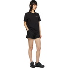Champion Reverse Weave Black Script Logo Back T-Shirt