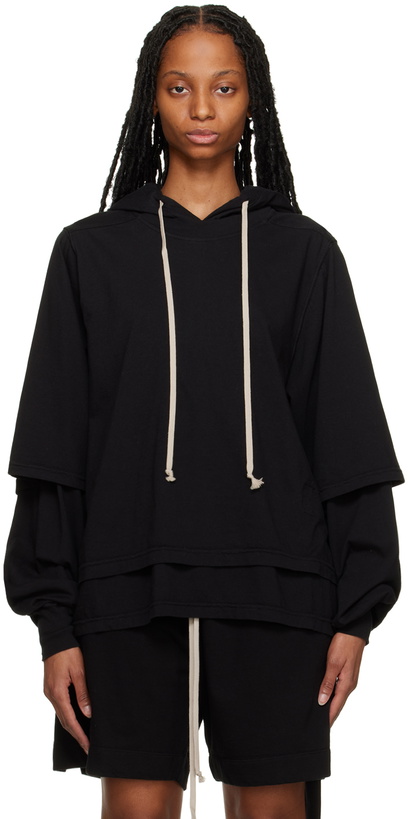 Photo: Rick Owens DRKSHDW Black Hustler Hoodie