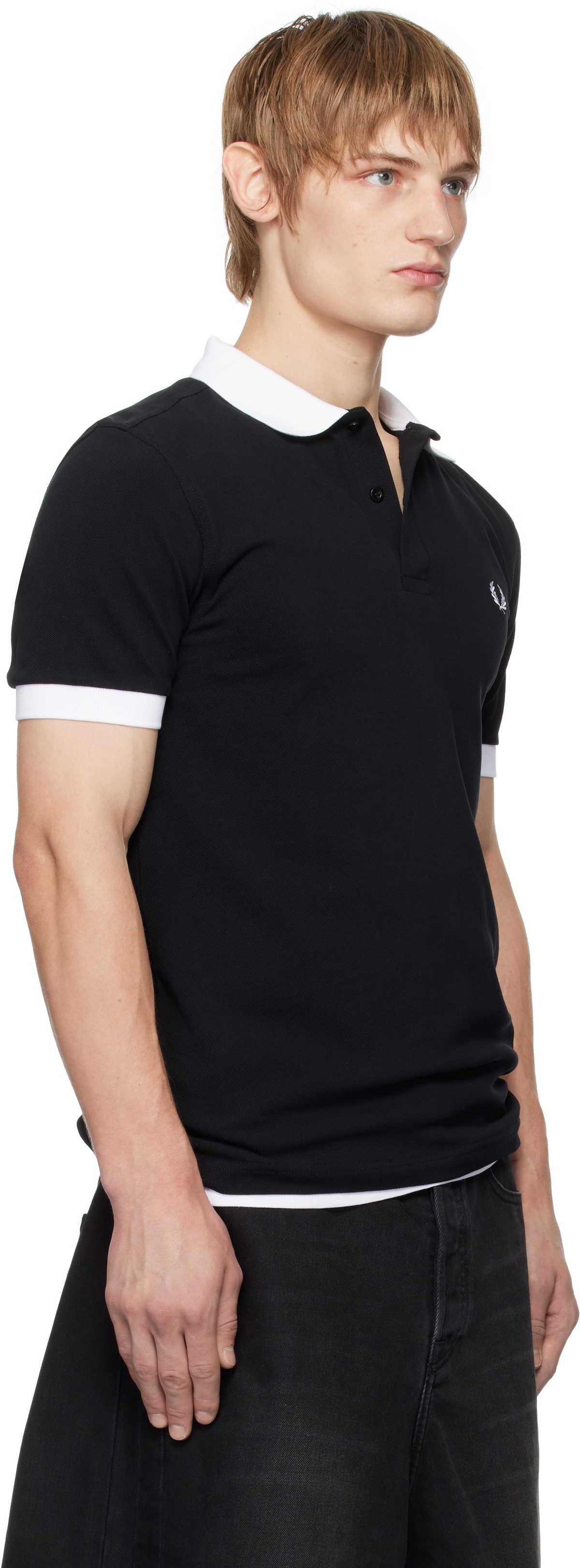 mastermind JAPAN Black Fred Perry Edition Contrast Polo mastermind