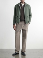 Boglioli - Wool, Cashmere and Silk-Blend Twill Overshirt - Green