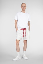 Lanvin Shorts In Beige Cotton