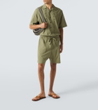 Commas Embroidered bowling shirt