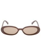Le Specs Outta Love Sunglasses in Cocoa/Mocha 